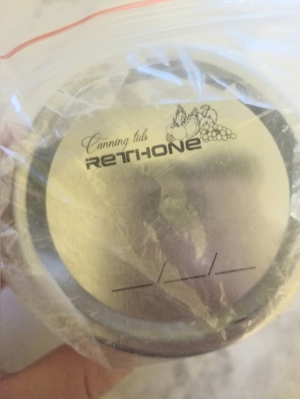 RETHONE Sleeve Of Canning Lids - 2 Sleeves Of 75ea